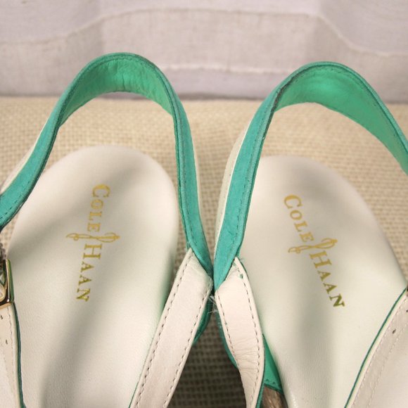 Cole Haan Arden Platform Espadrille Platform Sandal in Green Thumb - 6.5 - Picture 9 of 14